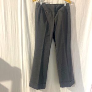 NEW- BACK IN STYLE TRACY EVANS LIMITED DARK GRAY W/ LIGHT PINSTRIPE TROUSERS